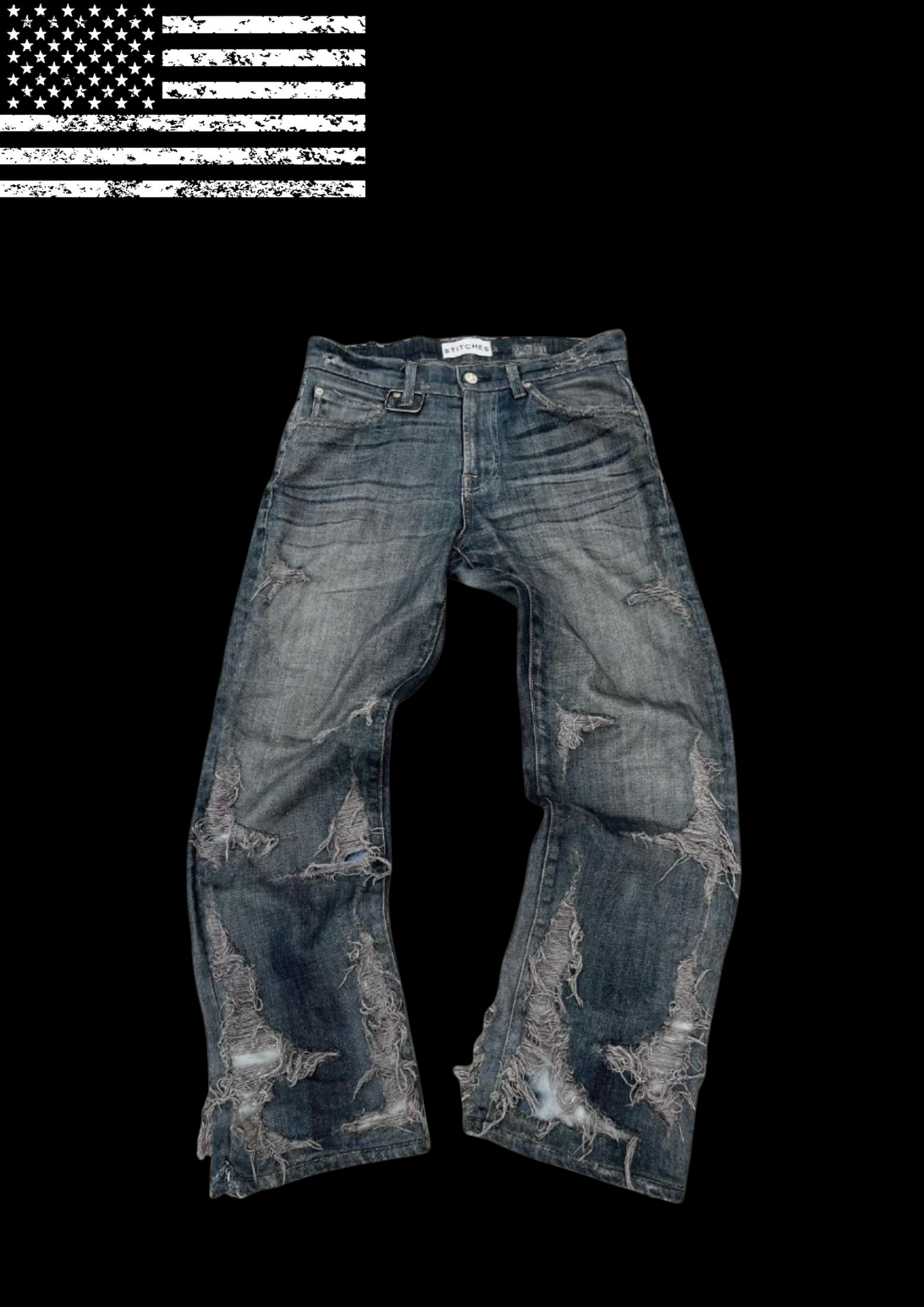 ‘LOST IN TIDES’ JEANS 𖦏