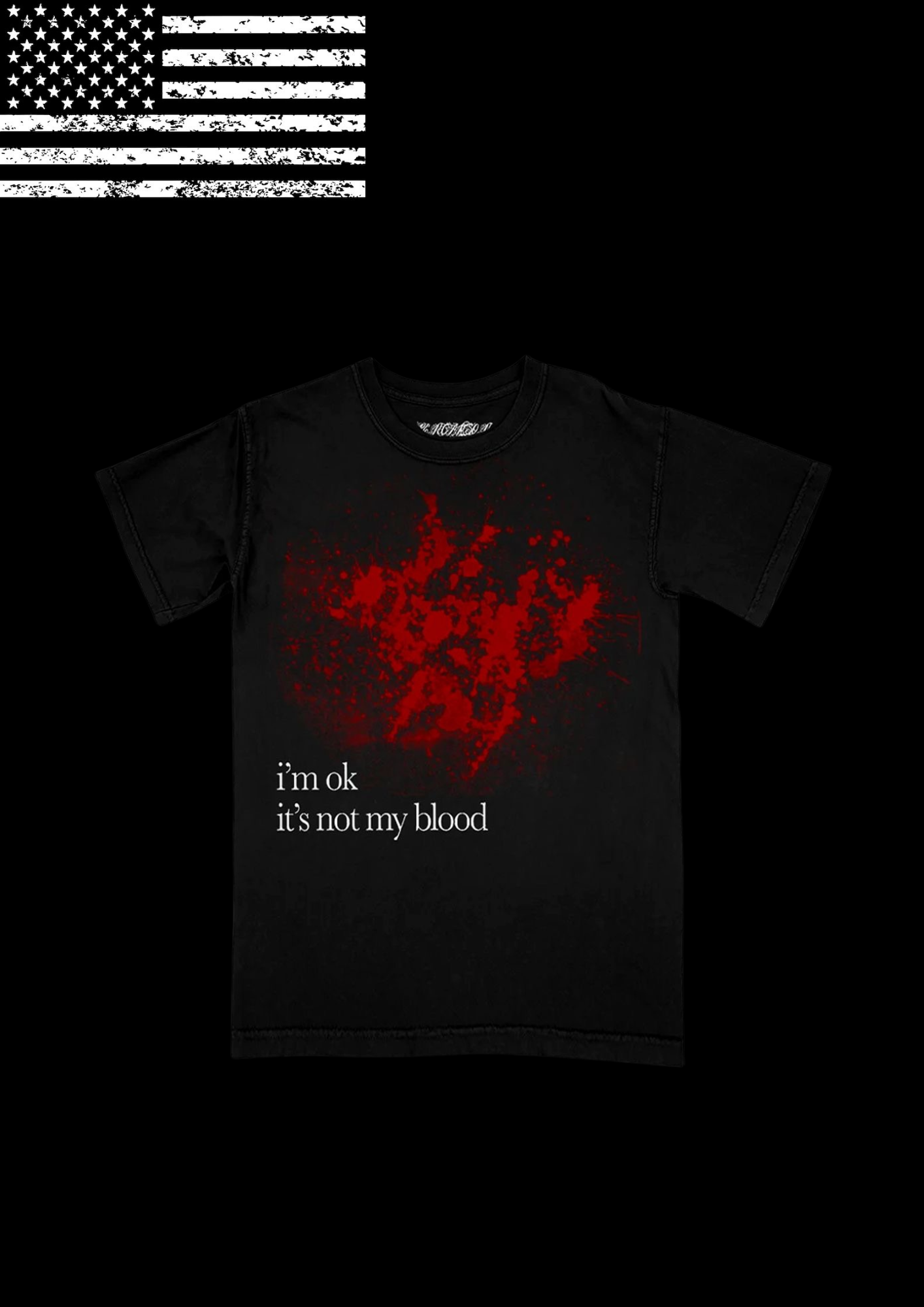 'NOT MY BLOOD' TEE 𖦏