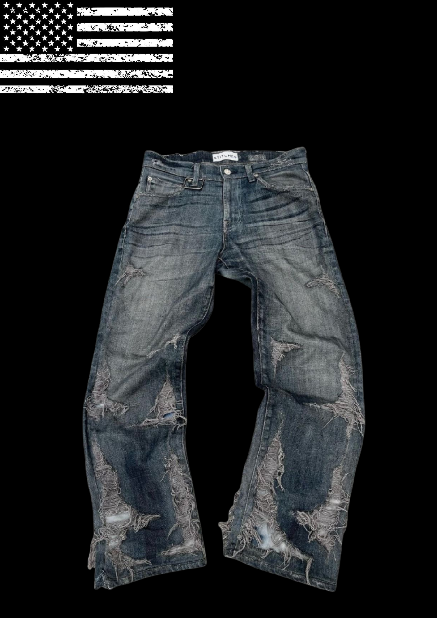 'LOST IN TIDES' JEANS 𖦏