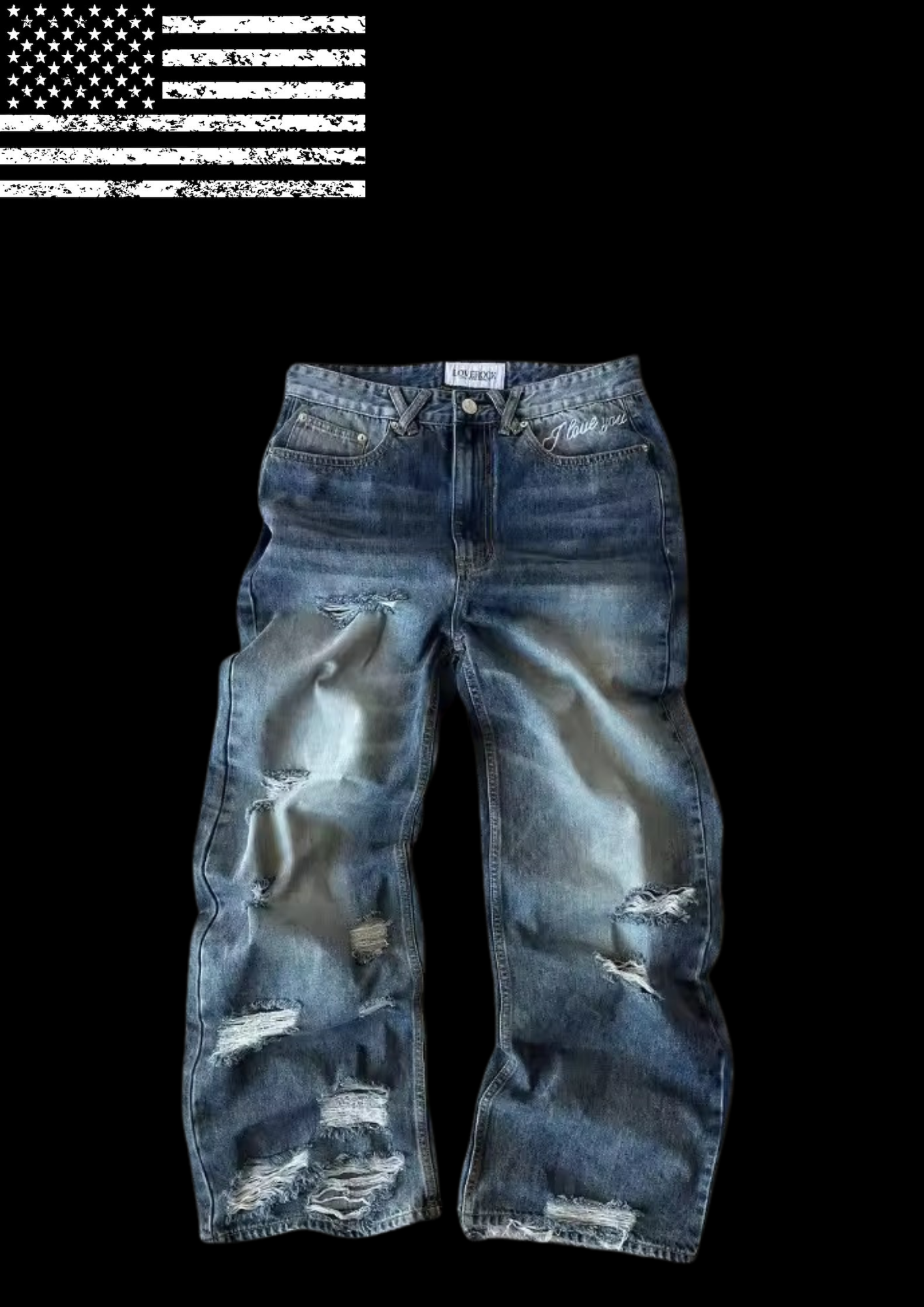 'LXVEBXMB' JEANS 𖦏