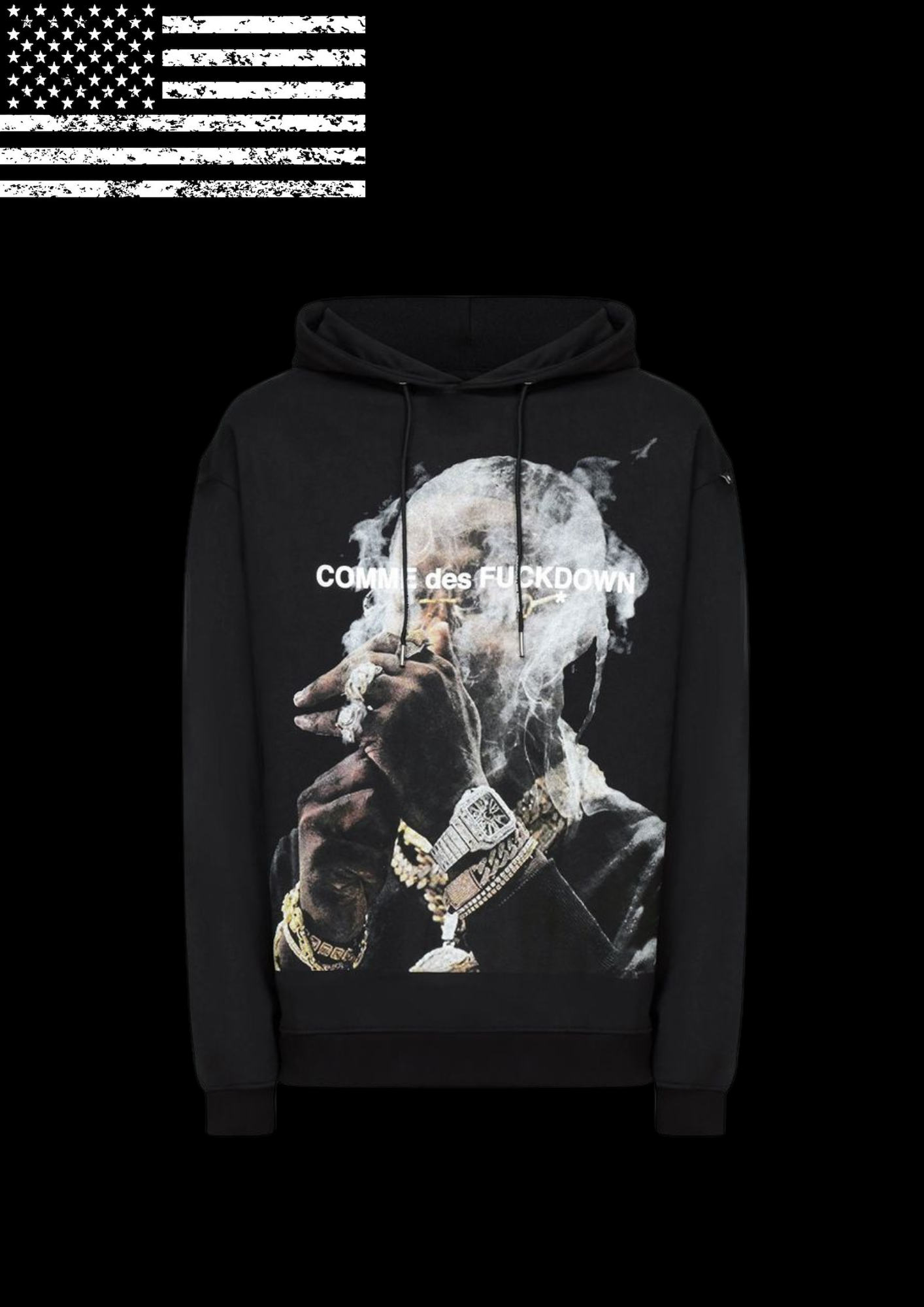 'FUCKDOWN' HOODIE 𖦏