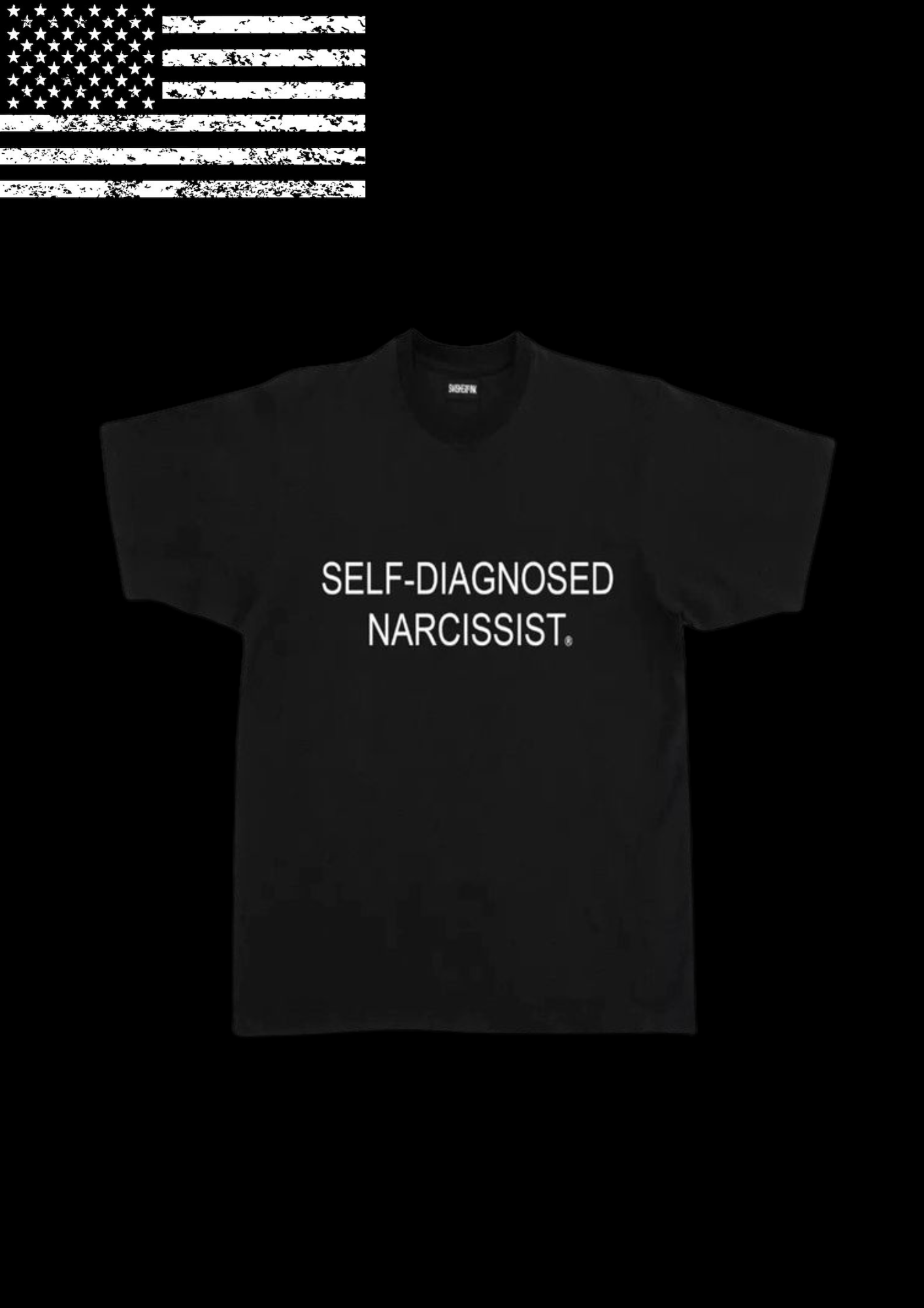 'SELF DIAGNOSED' TEE 𖦏