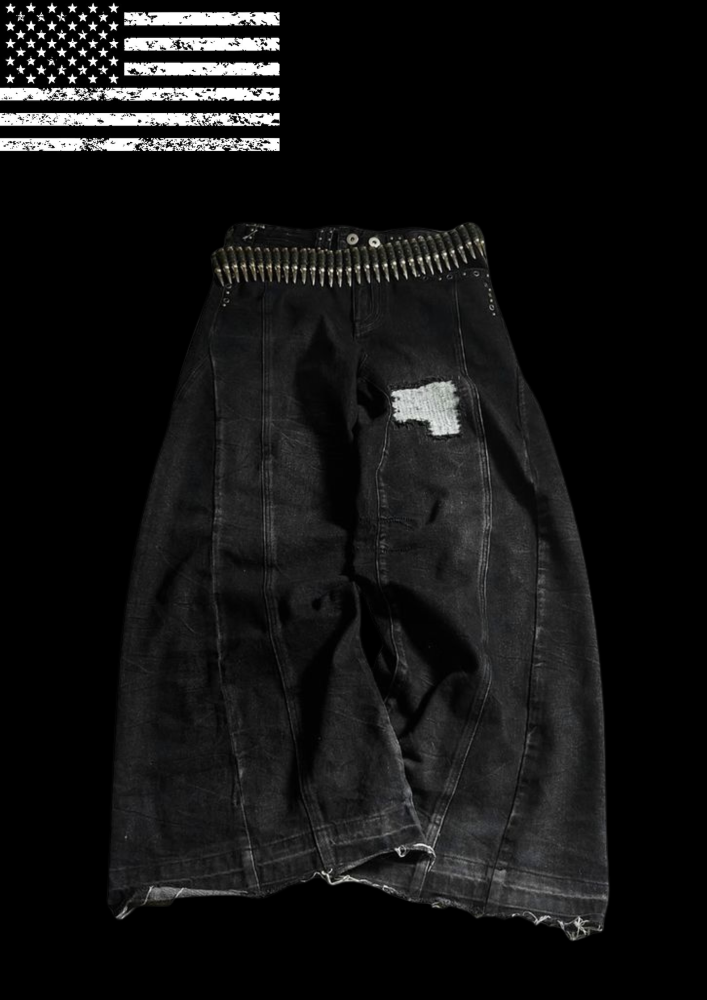 'BXLLETS' BAGGY JEANS 𖦏