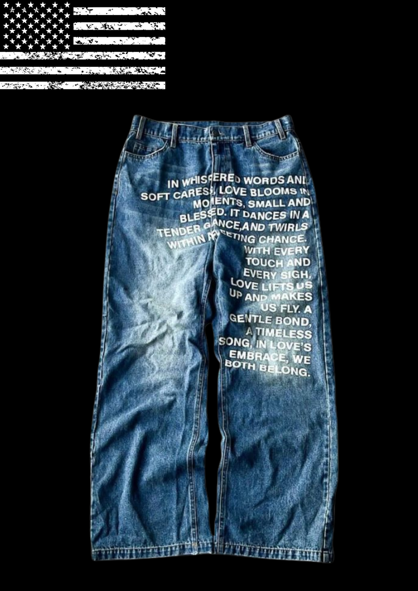 'POEM'  BAGGY JEANS 𖦏