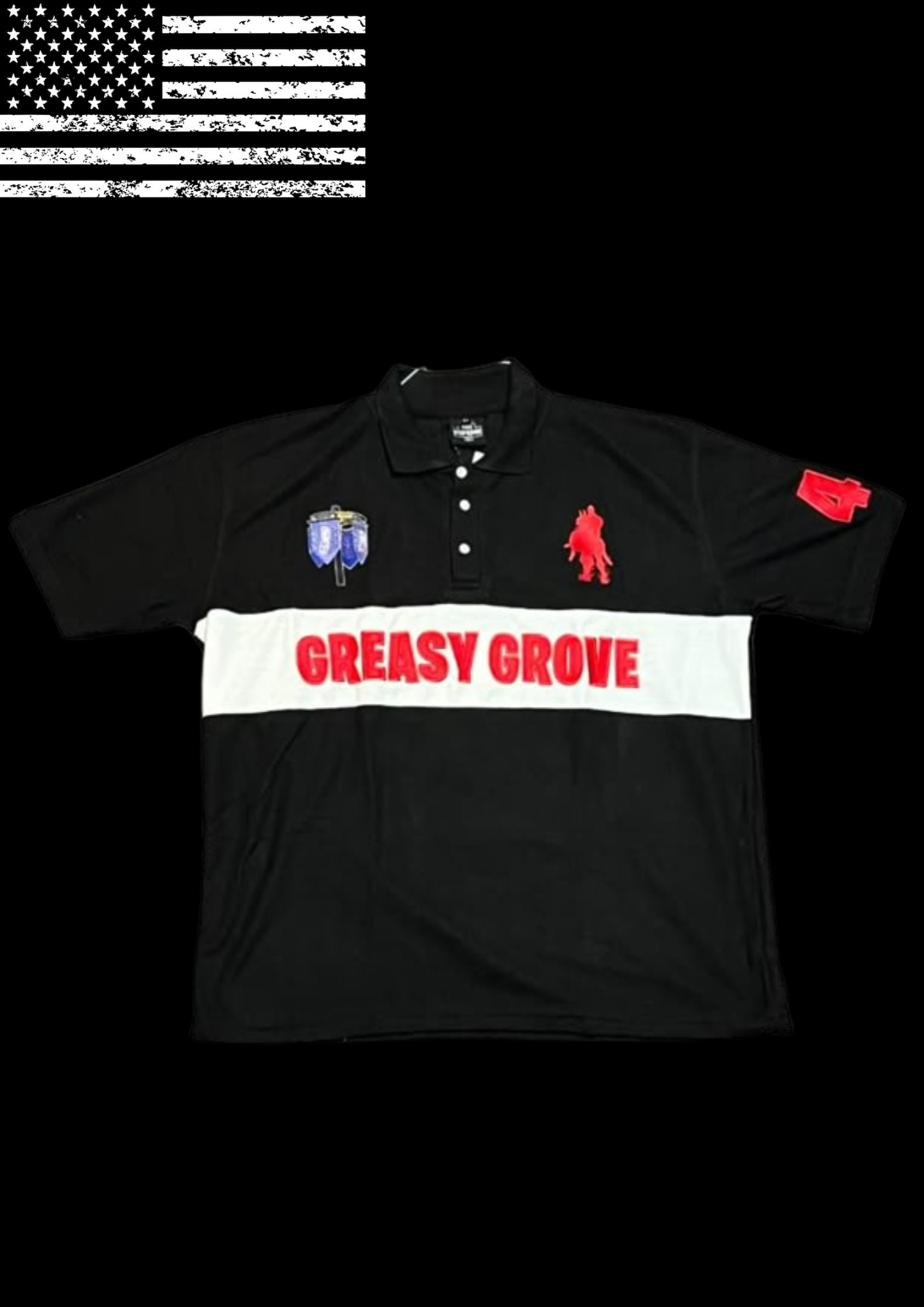 'GREASYGROVE' POLO 𖦏