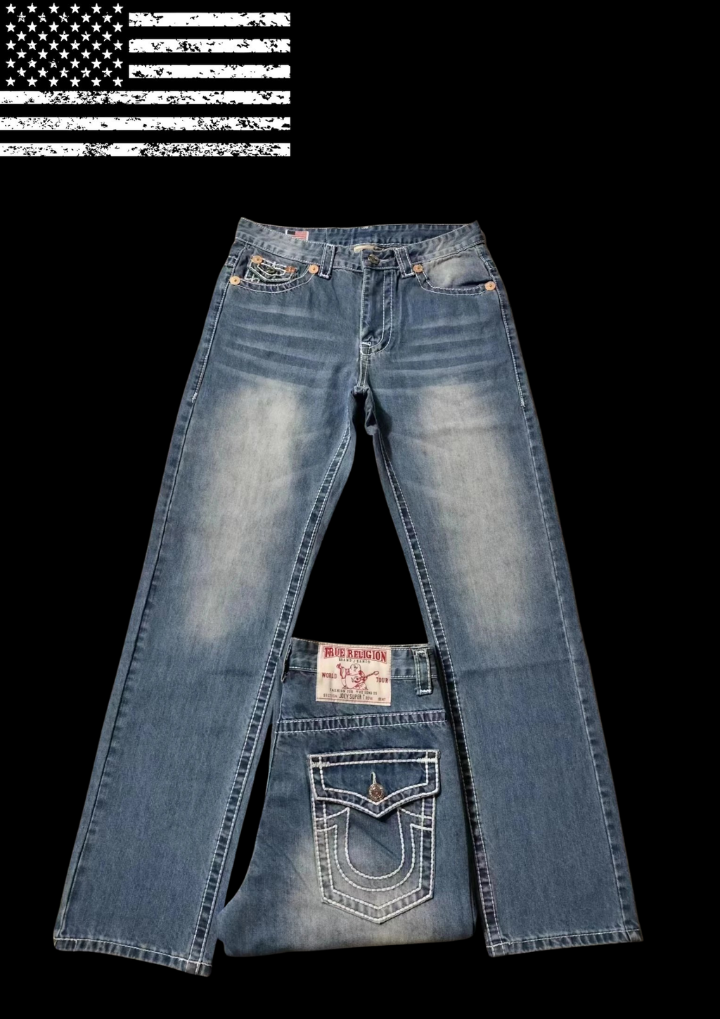 'TRUEY X LA' JEANS 𖦏