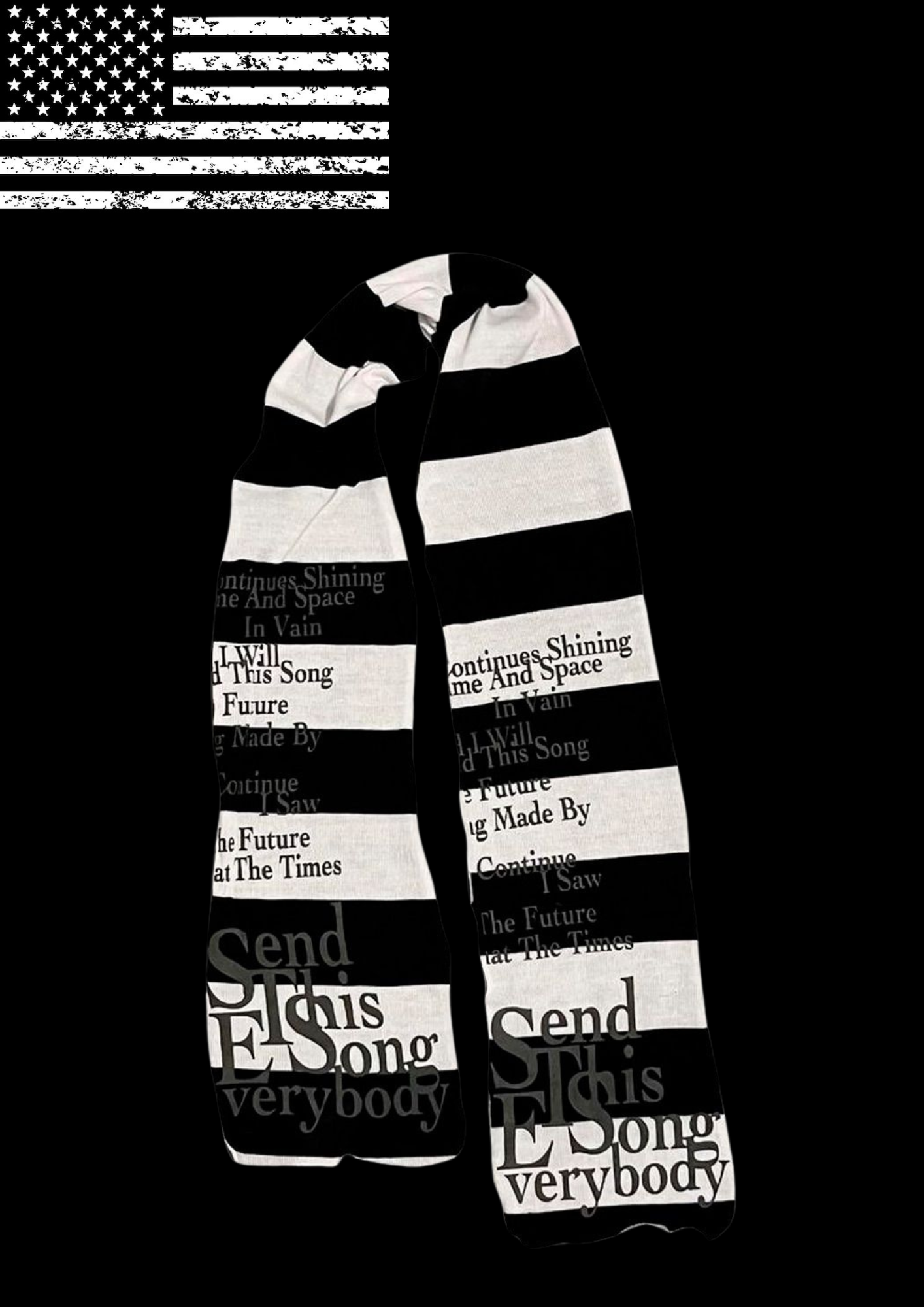 'LETTERS' SCARF 𖦏