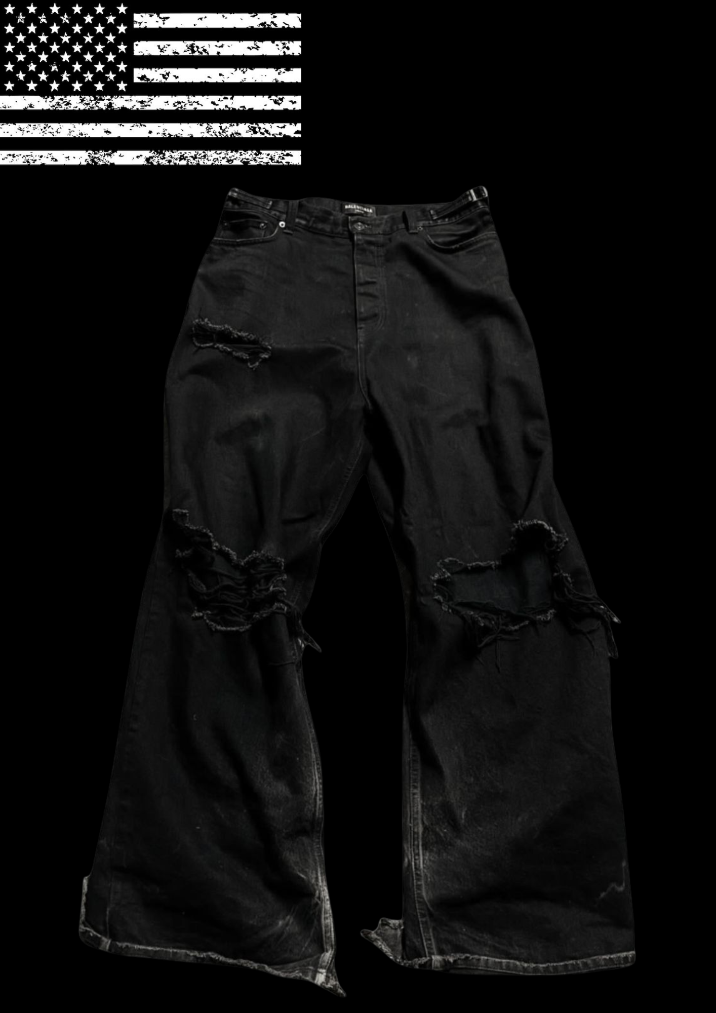 'STRUCID' FLARED JEANS 𖦏