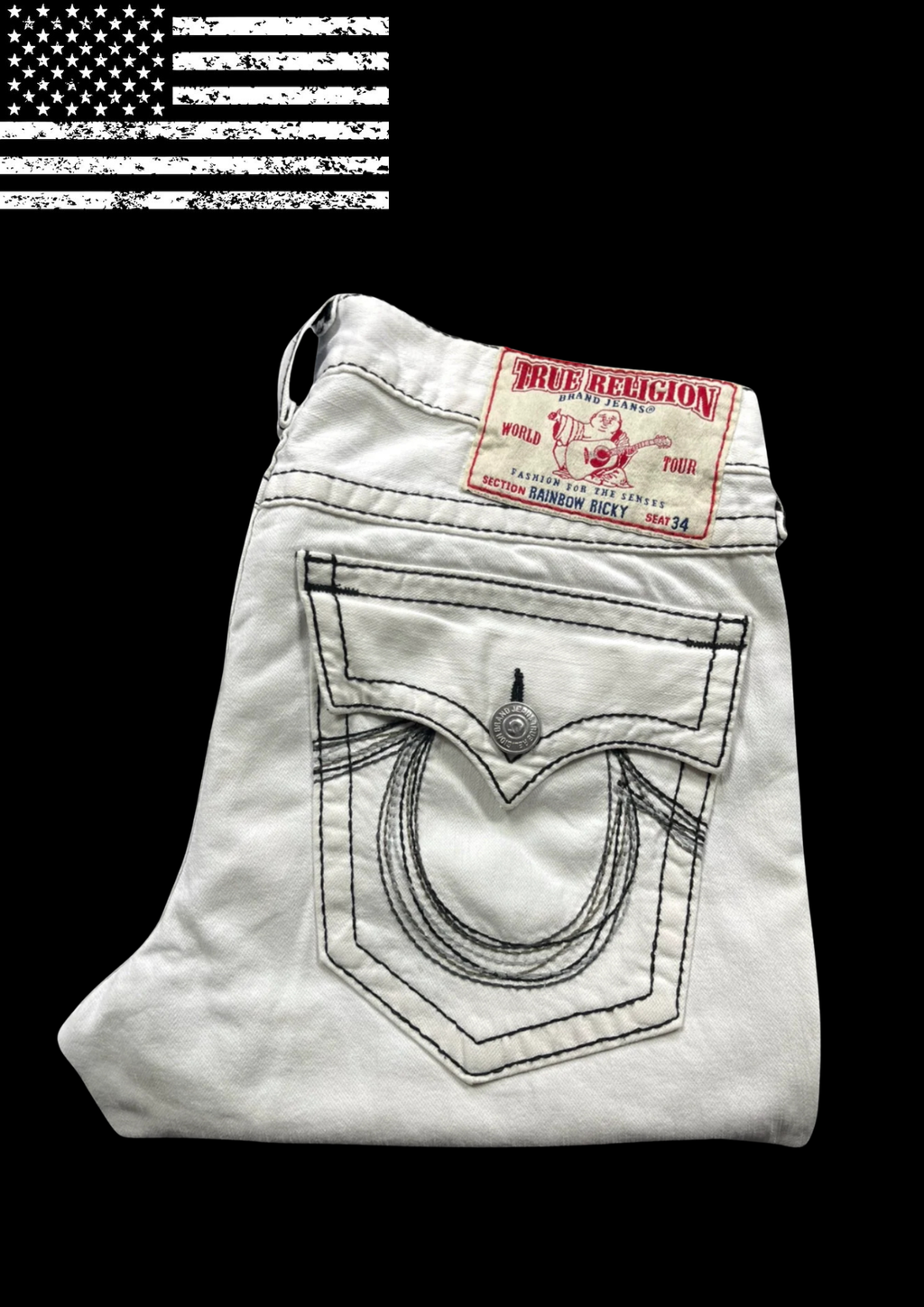 'TRUEY X LA' JEANS 𖦏