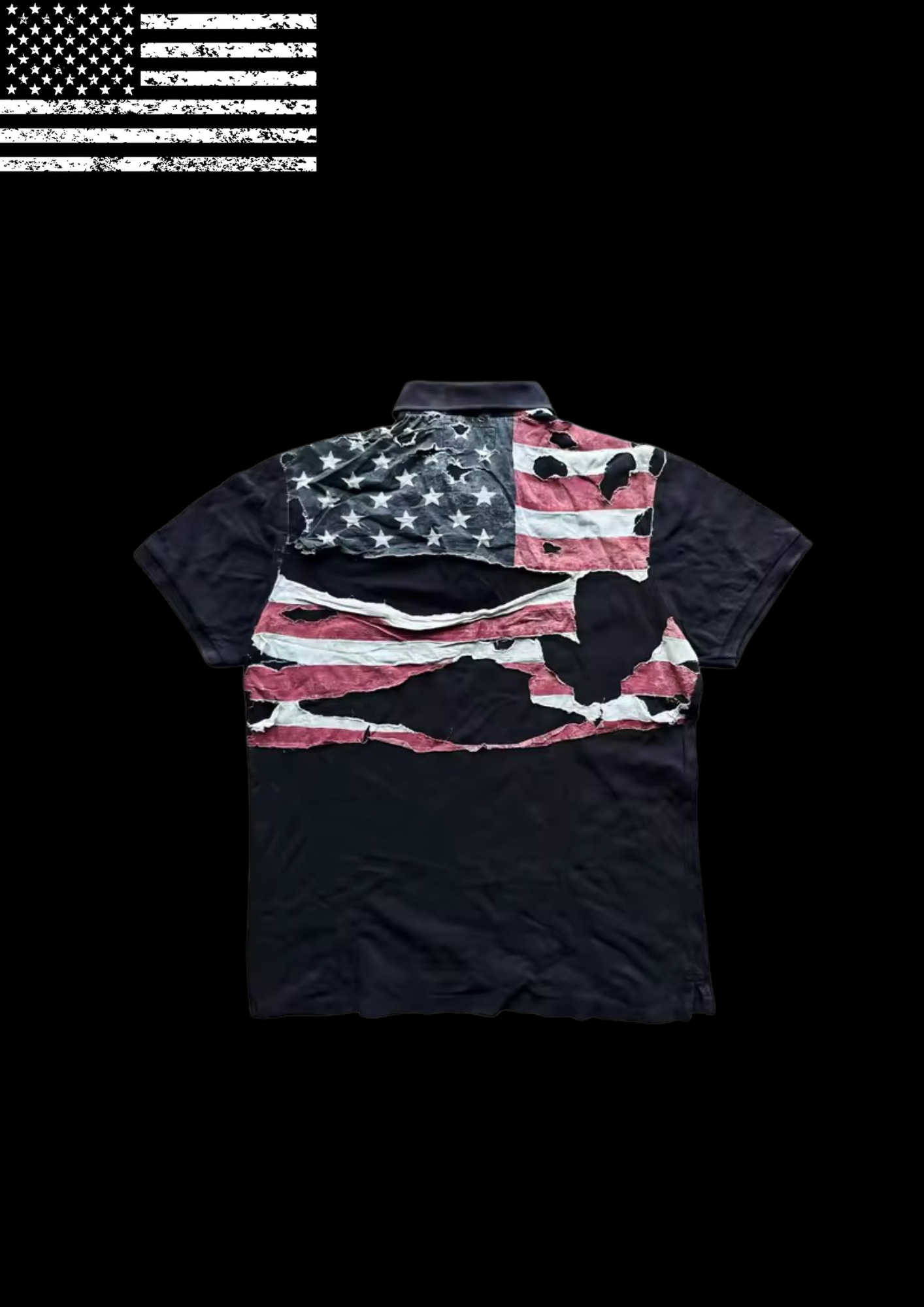 ‘DISTRESSED’ POLO 𖦏