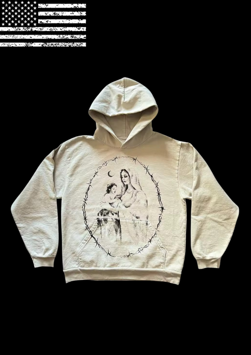 ‘VIRGIN MARY’ HOODIE 𖦏