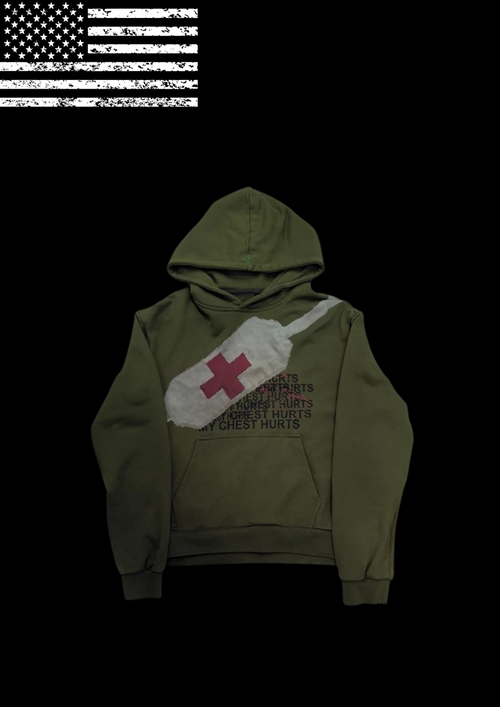 ‘WOUNDED’ HOODIE 𖦏
