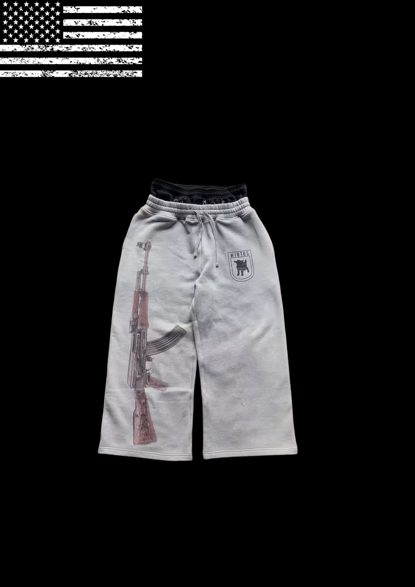 ‘AKSHOTZ’ SWEATPANTS𖦏