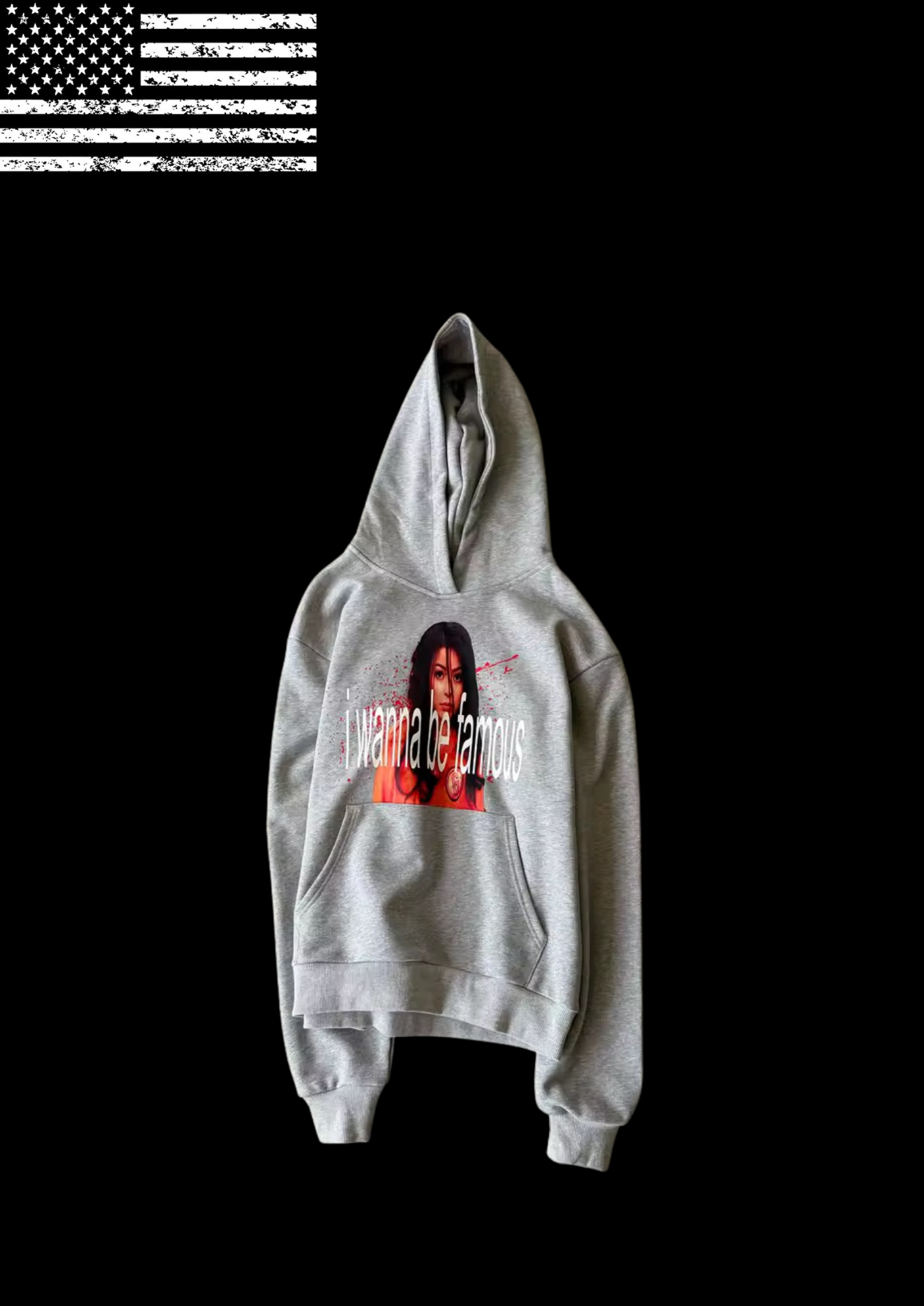 ‘I WANNA BE FAMOUS’ HOODIE 𖦏