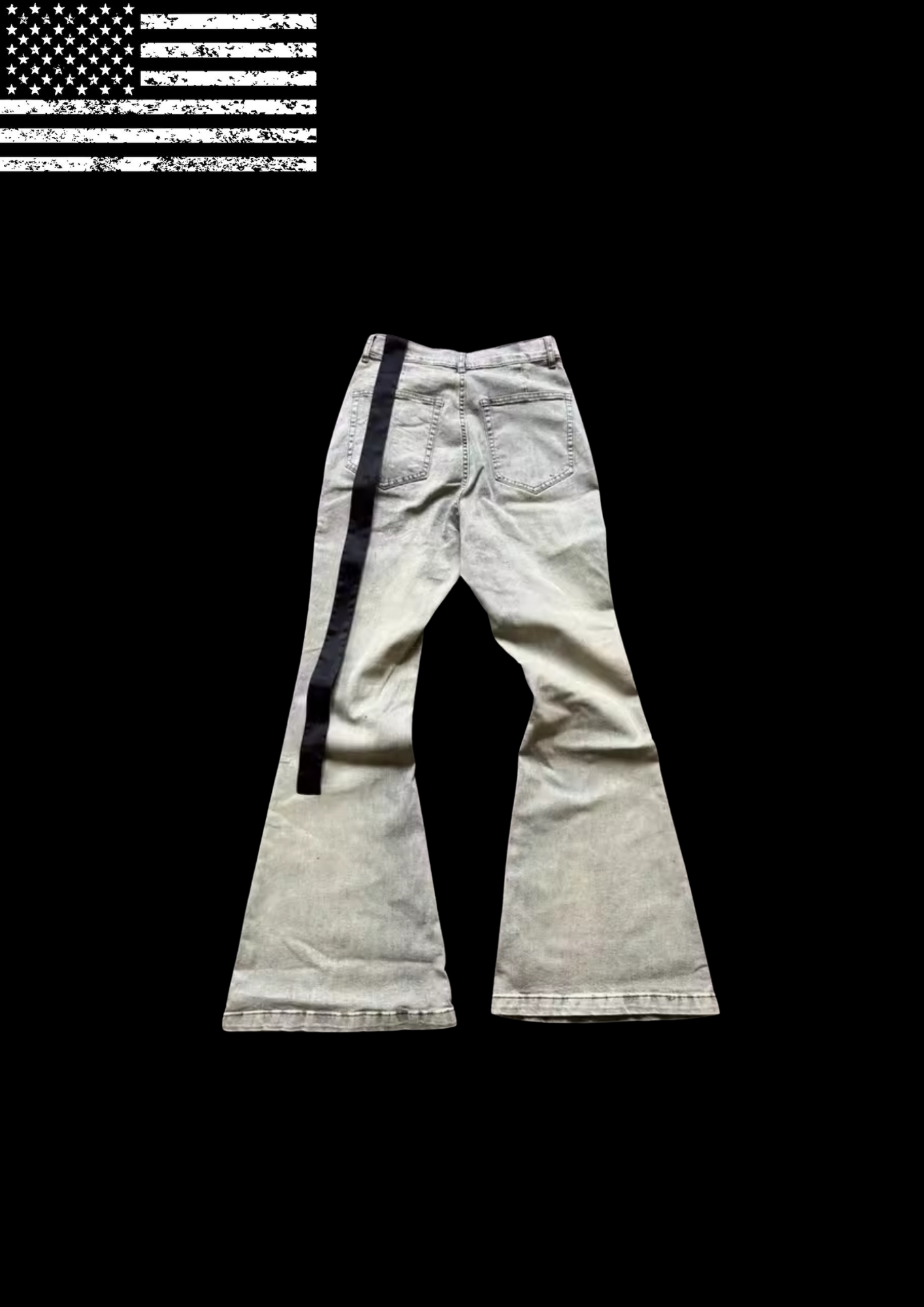 ‘GREY N FLARED’ JEANS