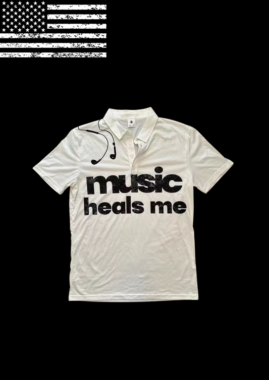 ‘MUSIC HEALS’ TEE 𖦏