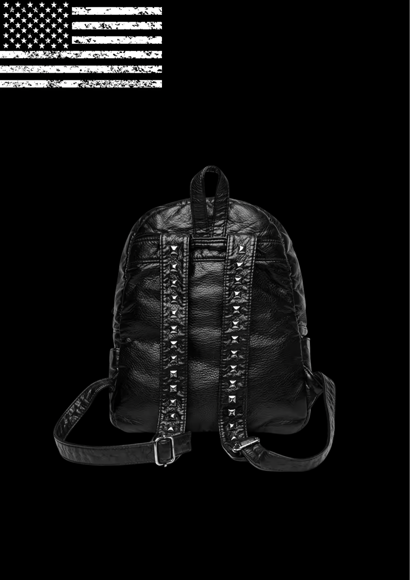 ‘STUDDED’ BACKPACK 𖦏