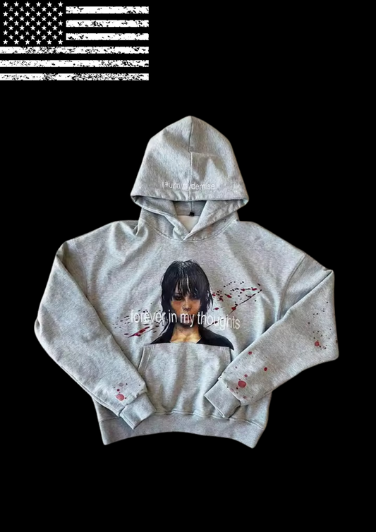 ‘THOUGHTS’ HOODIE 𖦏